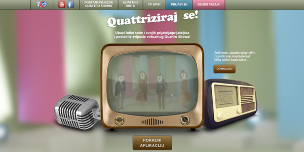 U suradnji s Unex grupom razvili smo promo stranice za Ledo, quattriziraj se!